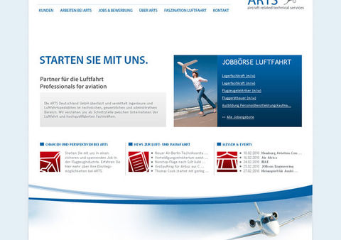 Relaunch Website ARTS Deutschland GmbH